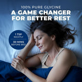 Gya Tea Co Glycine Powder 1.1lb (17.64 oz) - Promotes Restful Nights & Relaxation, Collagen Support - Unflavored & Gluten-Free, Naturally Sweet, Water