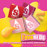 STARBURST Fruit Chews Candy - FaveREDS STARBURST Candy Bulk, Individually Wrapped, Party Size Bag, 50 oz, Pack of 1