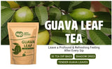 Guava Tea Bags, Dried Tender Leaves Tea, 30 Count, Pleasant Taste, Caffeine Free (Pack of 1)