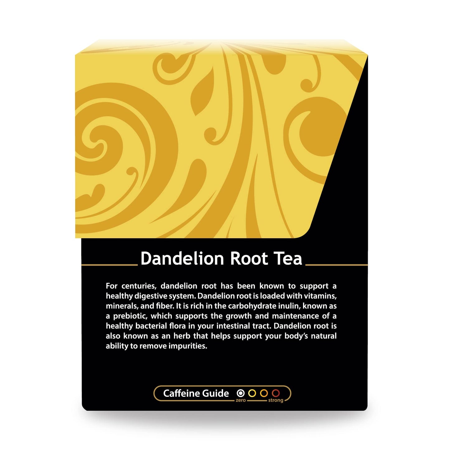 Organic Dandelion Root Tea - 18 Bleach-Free Tea Bags - Caffeine-Free Tea with a Rich, Earthy Taste, Natural Source of Vitamins, Minerals