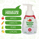 Veggie Wash Foaming Fruit and Vegetable Wash, Ideal for Cleaning Produce, Pack of 2