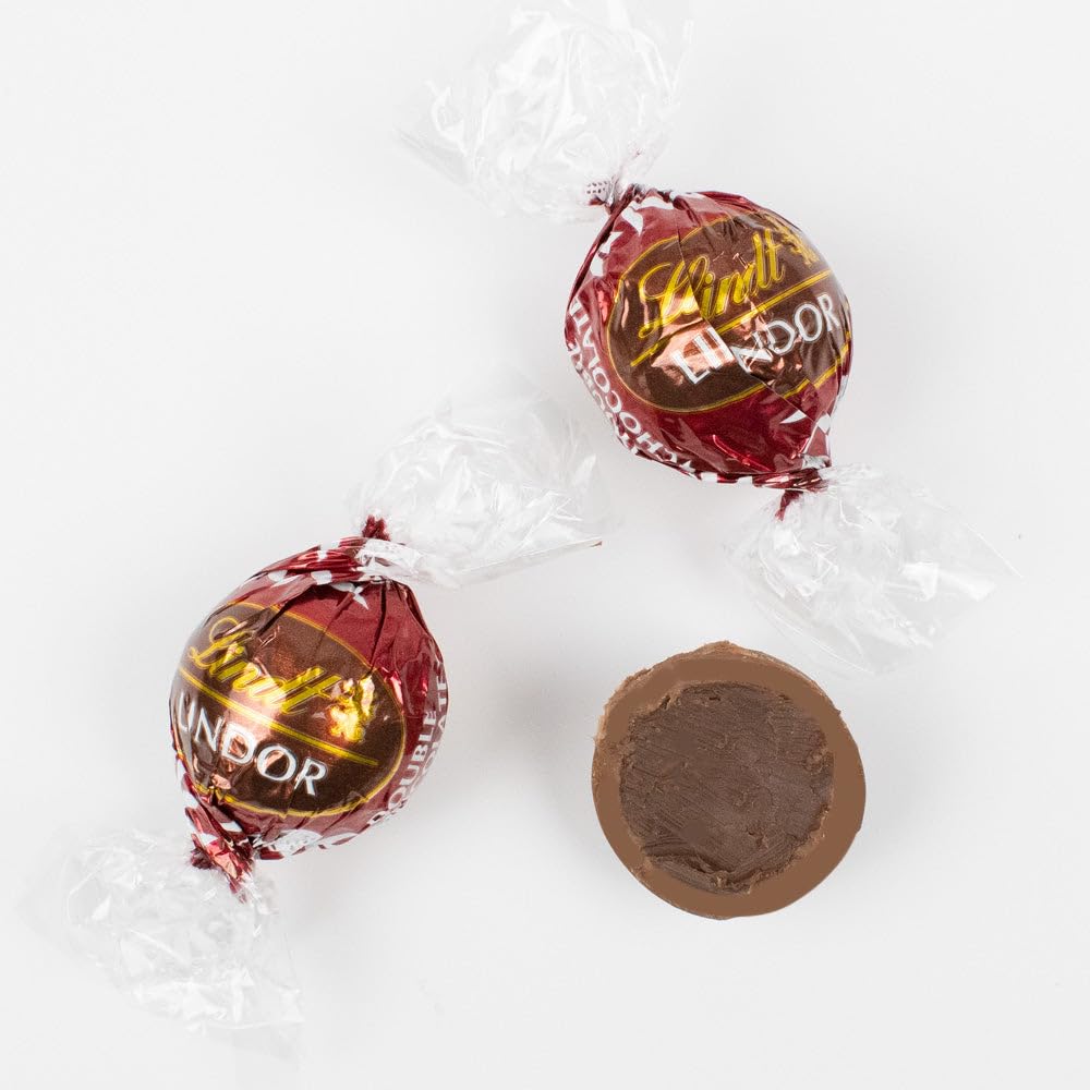 108ct Maroon Double Chocolate Bulk Individually Wrapped Candy Truffles For Candy Bowls, Goodie Bags, Dessert Tables, Gifts For Guests & More (3lb Bag)