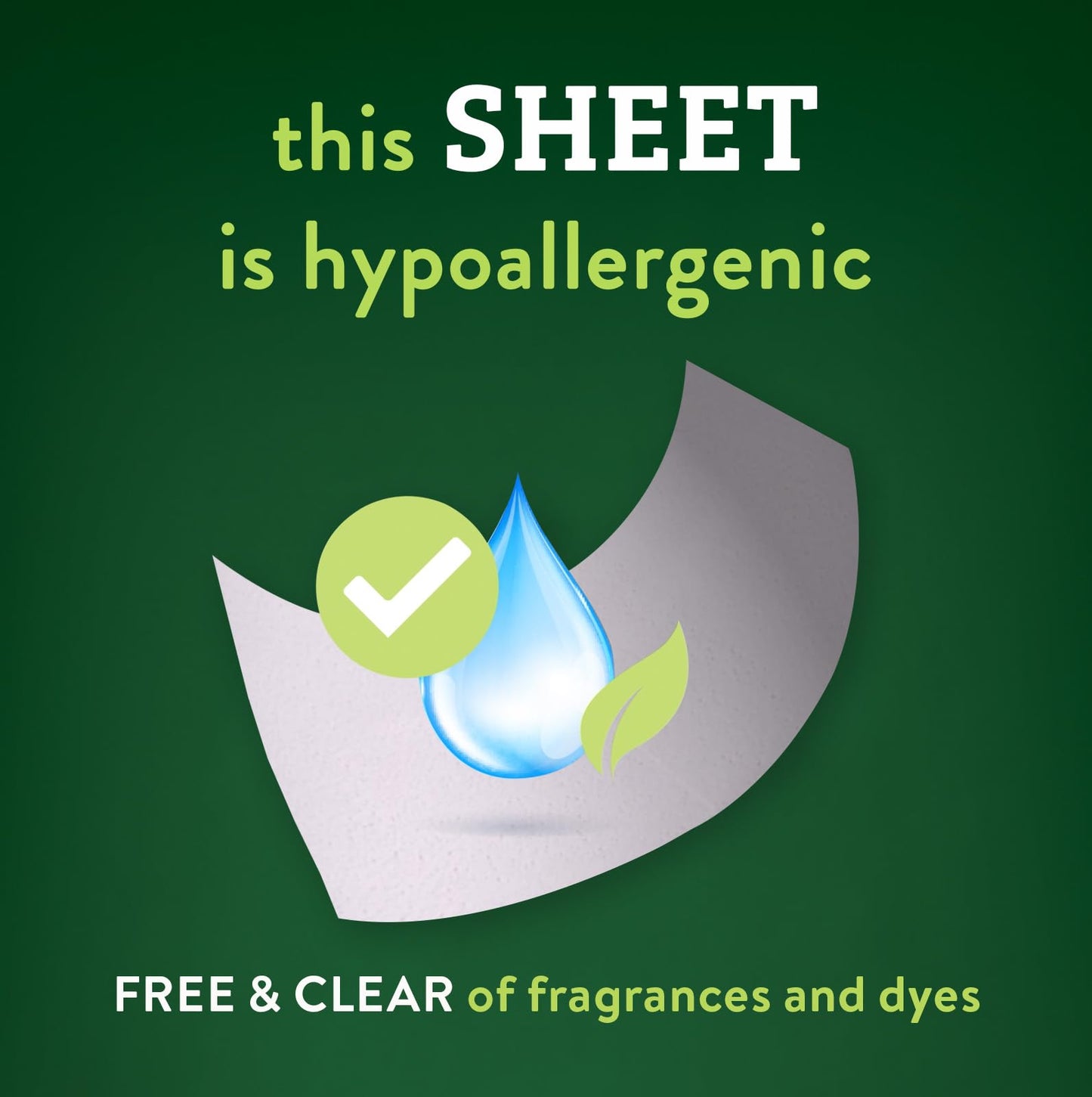 Biokleen Laundry Detergent Sheets - Dye & Fragrance Free, Hypoallergenic, Enzymatic Cleaner, Stain Remover, Bio Active Formula, No Plastic Jug