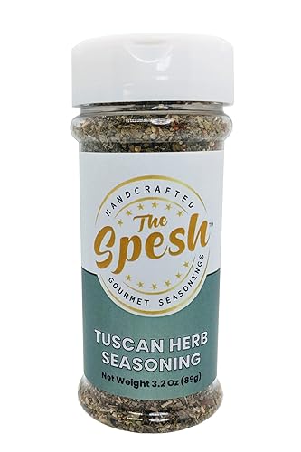 The Spesh - Tuscan Herb Seasoning 3.2 oz - Handcrafted Gourmet Italian Seasoning Blend - Fragrant, Robust, Zesty Blend Inspired by the Tuscany Region