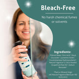 Therapy Bathroom Cleaner Spray 24 fl oz. (3-Pack) - Daily Shower Cleaner for Soap Scum, Hard Water Stains - Non-Toxic, Bleach-Free, Foaming Formula