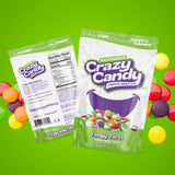 Freeze Dried Sweet Tarts-Style Candy, Crazy Candy Tangy Tarts - Intense Tart to Sweet Flavor Journey, Bold Fruity and Sour Candy