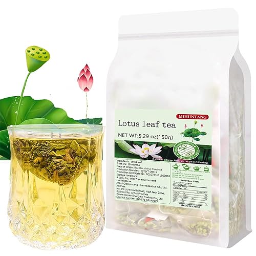 Lotus leaf tea 5.29 oz Tea bag Lotus fragrance Dense tea ???150g