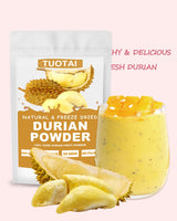 Nature Durian powder,Freeze Dried Durian Powder, 3.5 Ounces, Durian Fruit Powder for Smoothie, Drinks and Baking Food