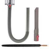 Dryer Vent Lint Vacuum Atttachments Kit and Crevice Tool for Dyson Gen 5 V15 V12 V11 V10 V8 V7 Detect Outsize Slim Absolute Cyclone Vacuum Cleaner
