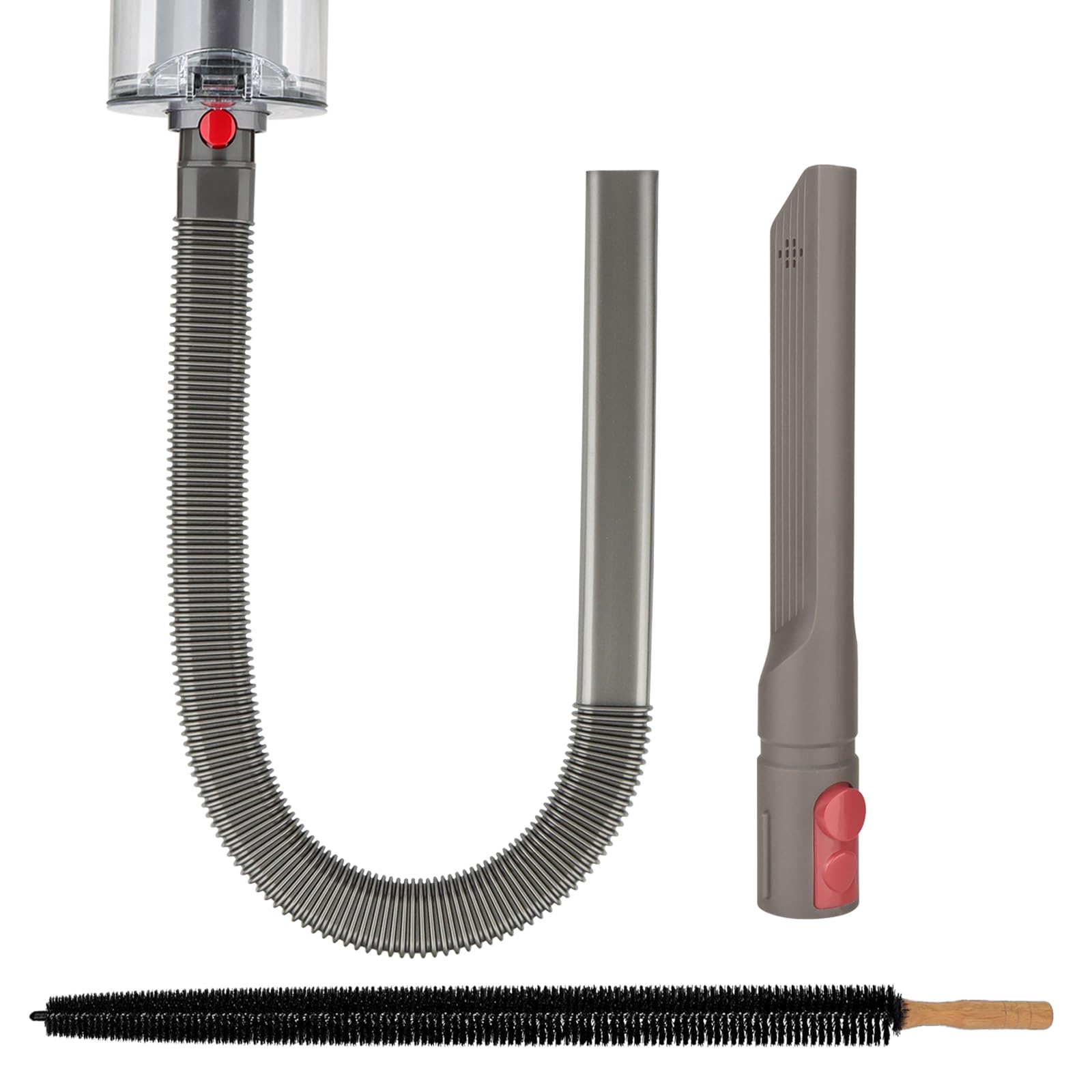Dryer Vent Lint Vacuum Atttachments Kit and Crevice Tool for Dyson Gen 5 V15 V12 V11 V10 V8 V7 Detect Outsize Slim Absolute Cyclone Vacuum Cleaner