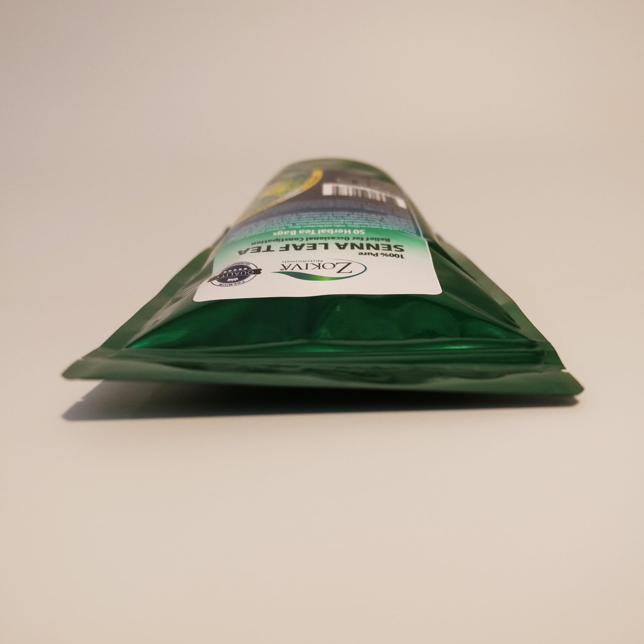 Zokiva Senna Tea - 50 Premium 2g Tea Bags for Constipation Relief and Digestive Health | 100% Natural, Herbal Laxative, Cleanser, and Digestive