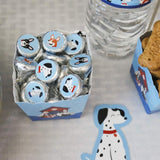 Pawty Like a Puppy - Dog Party Favors - Round Candy Stickers - 108pc