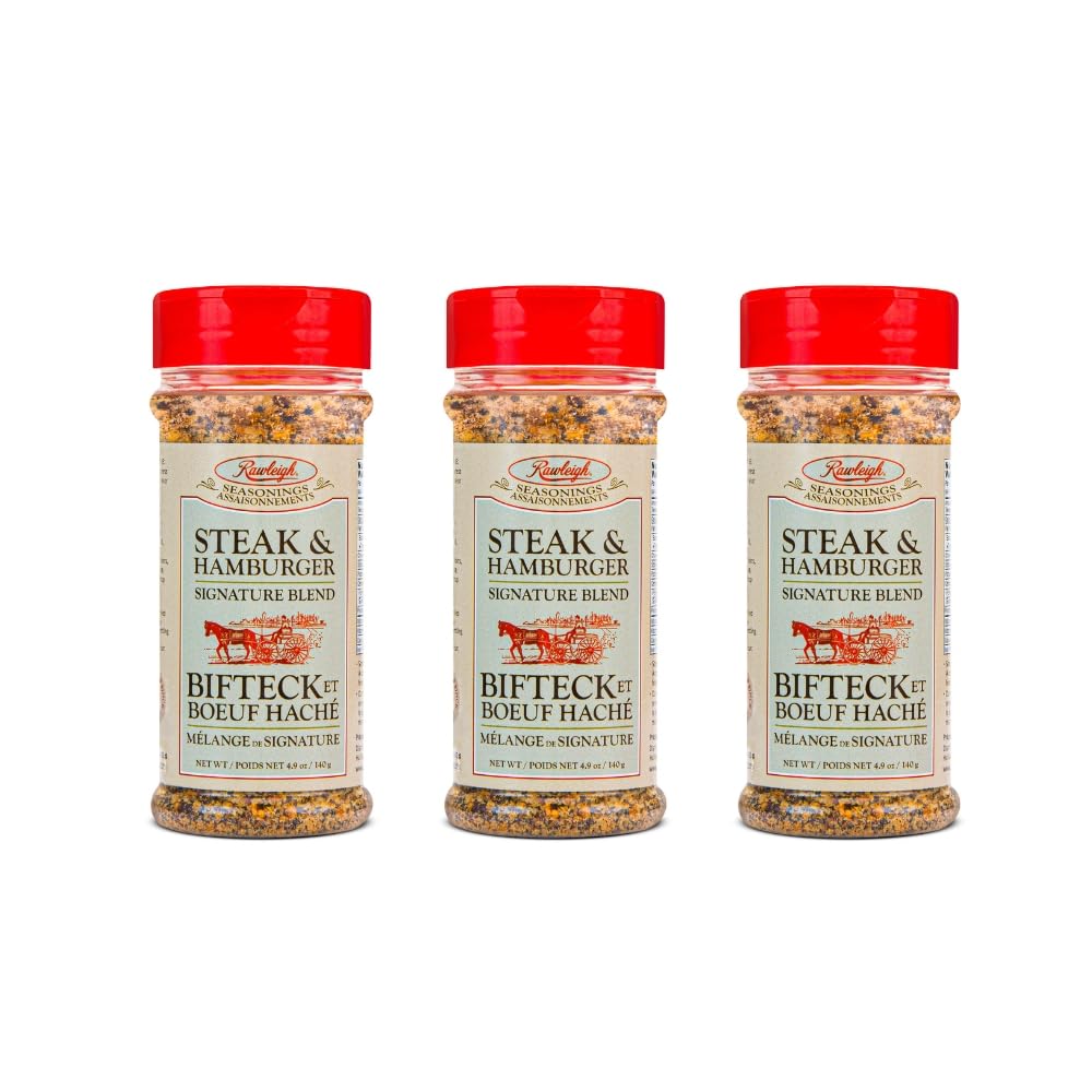 Rawleigh Steak & Hamburger Seasoning 4.9 oz - (Pack of 3)