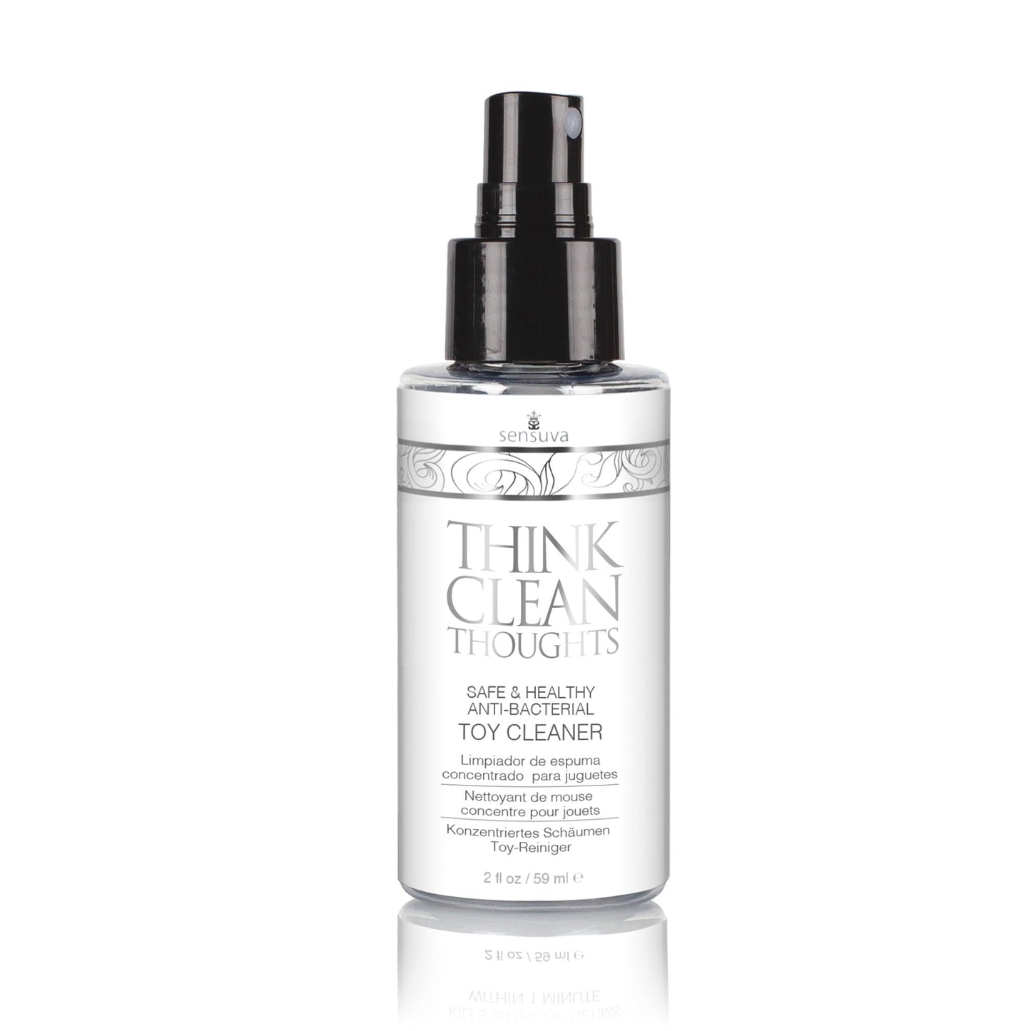 sensuva Think Clean Thoughts Toy Cleaner | 2 fl.oz. Mild Formula