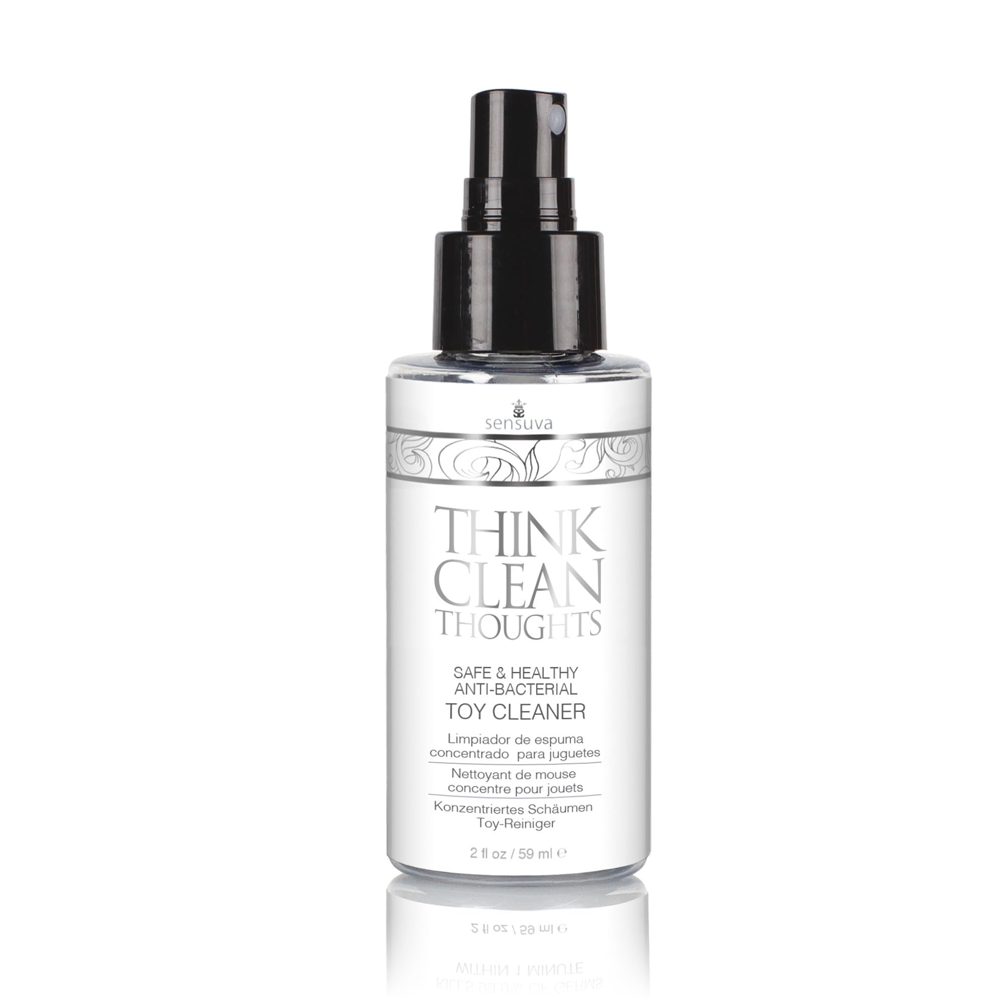 sensuva Think Clean Thoughts Toy Cleaner | 2 fl.oz. Mild Formula