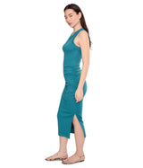 Michael Stars Womens Wren Ruched Midi Glaze X-Large