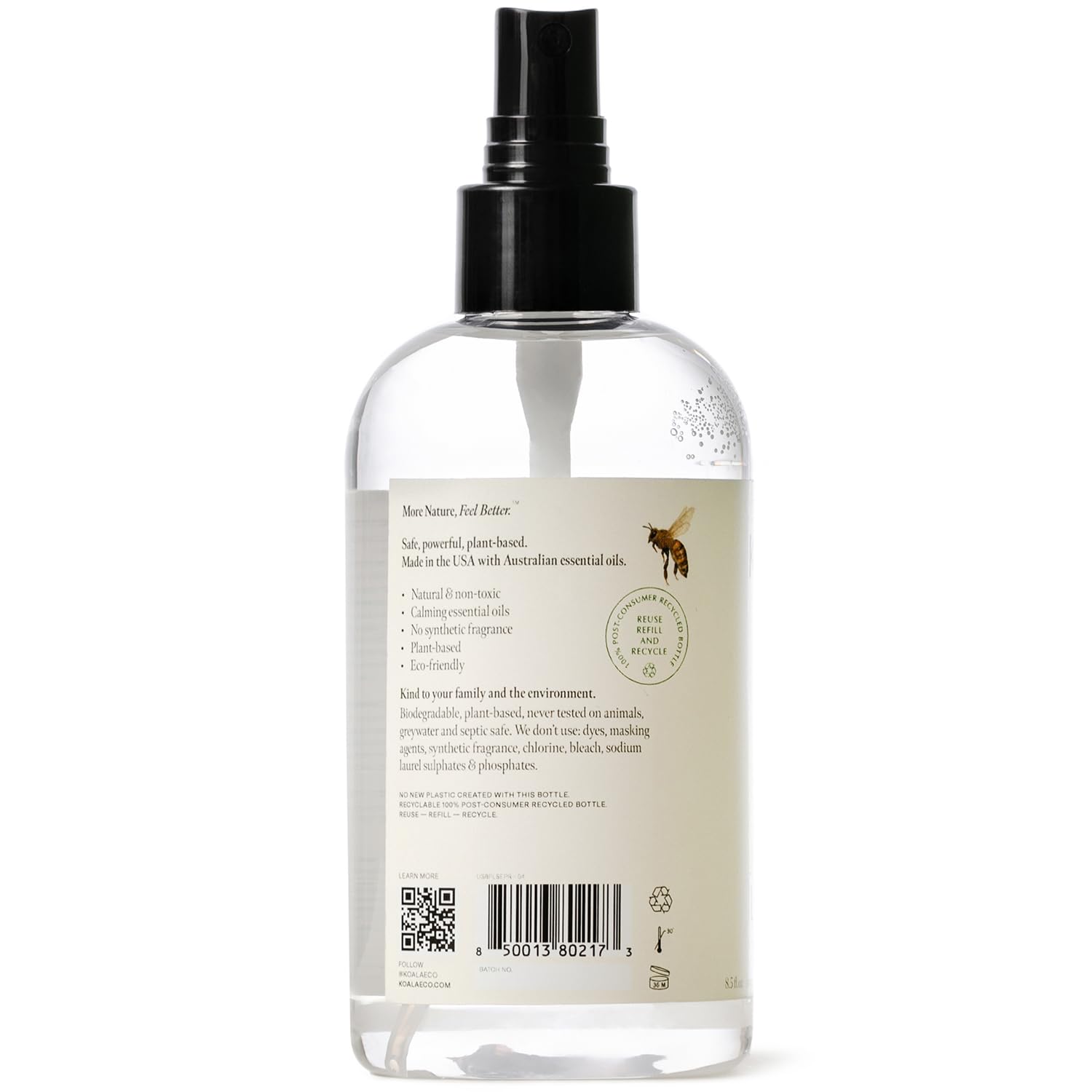 Koala Eco Pillow & Linen Spray - with Australian Eucalyptus, Peppermint & Rosalina - 8.4oz