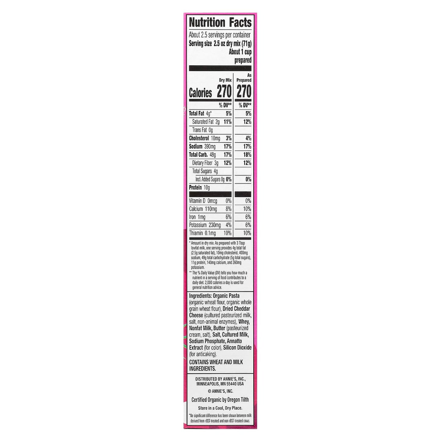Annie's Homegrown, Bunny Shape Pasta & Cheese, 6 Ounce