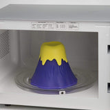Foreve Microwave Oven Cleaner Steam Volcano Shape Home Kitchen Gadget Cleaning Tool Kitchen Cleaners