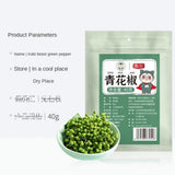 Zercumm Green Pepper 40G Spice Dry Pepper Rattan Pepper Pepper Hotpot Condiment Ingredients Seasoning Seasoning