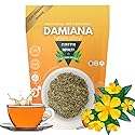 Damiana California Leaf 4oz | 100% Raw & Natural | Caffeine Free, Gluten Free, Sugar Free | Herbal Infusion Tea | Product of Mexico