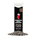 Christmas Coal Gourmet Popcorn Kernels - Fun and Unique X-Mas Stocking Stuffer - Lump of Coal Black Popcorn Gift for Him from Dell Cove Spices, One