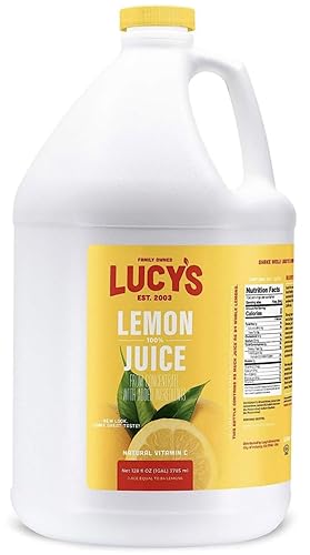 Lucy’s Family Owned - 100% Lemon Juice Gallon (128fl oz.)