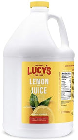 Lucy’s Family Owned - 100% Lemon Juice Gallon (128fl oz.)