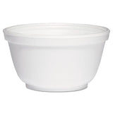 DART Fusion 10B20 Foam Round Bowls, 10 oz, White