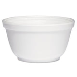DART Fusion 10B20 Foam Round Bowls, 10 oz, White