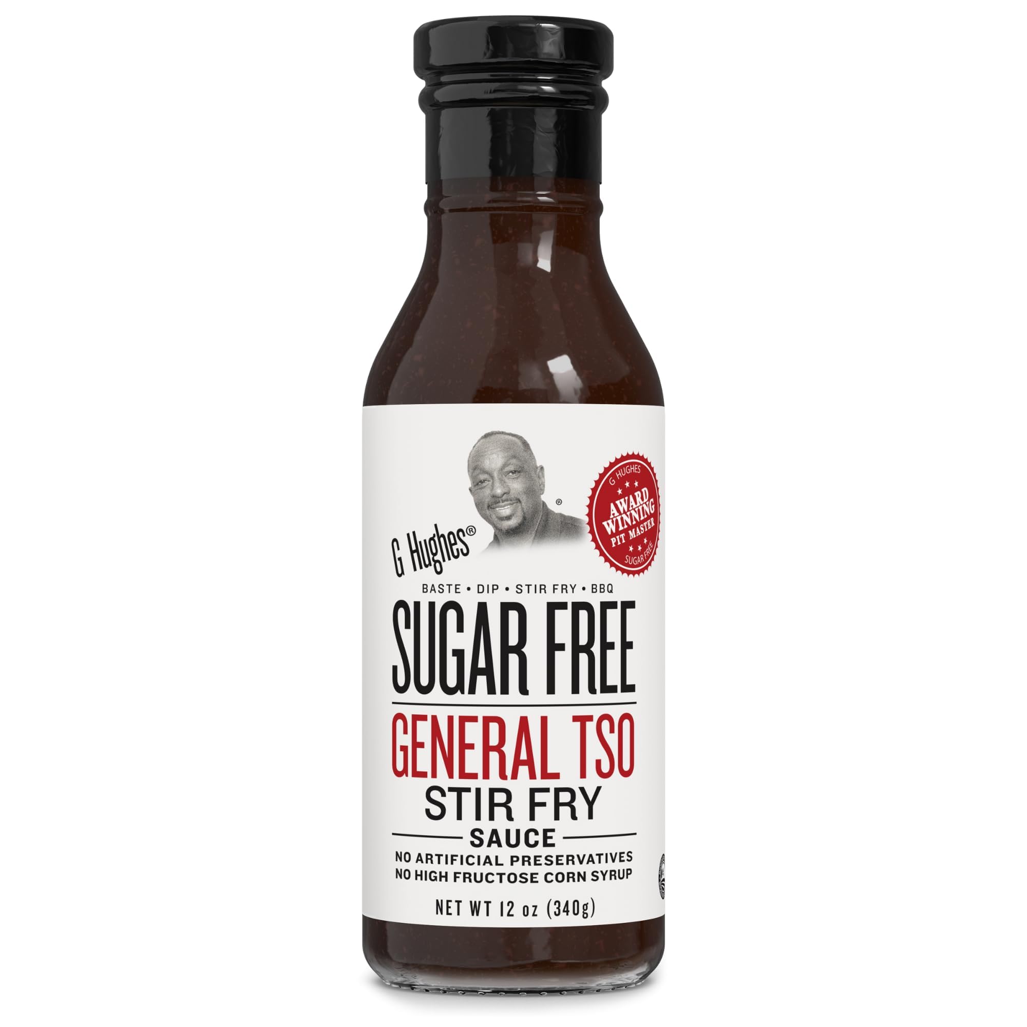 G Hughes Sugar Free, General Tso Sauce - 12 Oz (1-Pack)