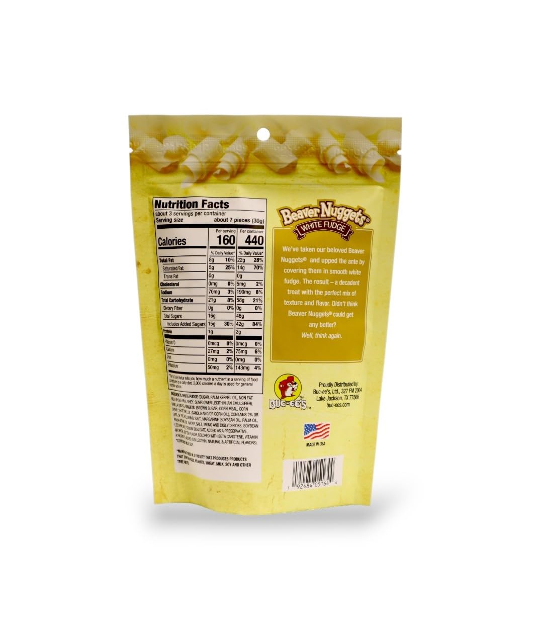 Buc-ee’s Chocolate Covered Beaver Nuggets - Gourmet Candy, Crunchy & Deliciously Sweet Treats - Snack Size Resealable Bags, Lunch Snacks for Kids