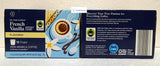 Barissimo French Vanilla Coffee Single Serve 12 Cups Box Fair Trade Certified