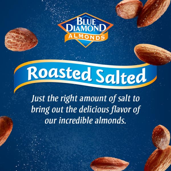 Blue Diamond Almonds, Roasted Salted, 19.2-Ounce
