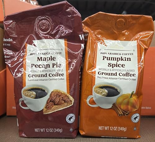 Generic Barissimo Pumpkin Spice & Maple Pecan Pie Light Roast Ground Coffee 12oz 340g (Two Bags)
