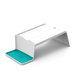 Smart Design Sud Station Angled Laundry Detergent Organizer with Drip Tray - Liquid Detergent & Fabric Softener Holder for Cabinet Storage - 5.8” x