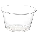 ECO PRODUCTS Compostable Clear PLA Plastic 3oz Portion Cups, Case of 2000, Round Cold Food Containers, Renewable Plant-Based, Lid Sold Separately