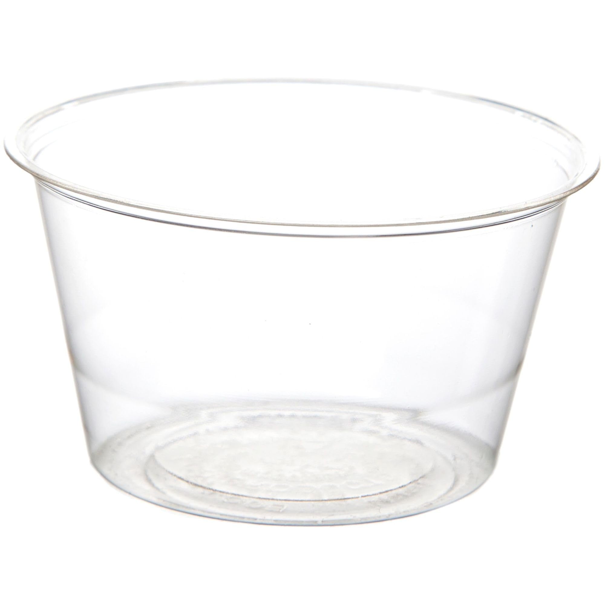 ECO PRODUCTS Compostable Clear PLA Plastic 3oz Portion Cups, Case of 2000, Round Cold Food Containers, Renewable Plant-Based, Lid Sold Separately