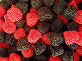 Raspberry and Blackberry Black & Red gummy candy -1-lb Bag by Nuts n More