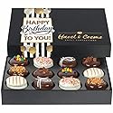 Happy Birthday Cookies - Birthday Cookie Gift Basket - Gourmet Food Gifting for Him/Her (Large, Assorted Flavors), Kosher Vegan Cookie Box