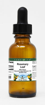 Rosemary Leaf Glycerite Liquid Extract (1:5) - Mint Flavored (1 oz, ZIN: 513231) - 3 Pack