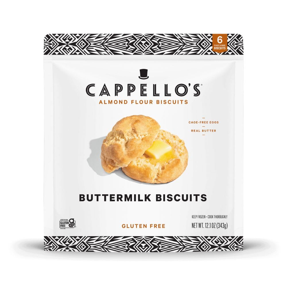 Cappello's Gluten Free Frozen Buttermilk Biscuits, 12.1oz