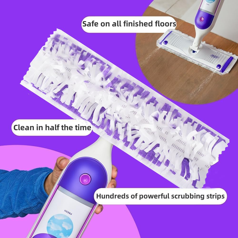 Disposable Mopping Pad Refills for PowerMop Multi-Surface Mopping Pad Refills for Floor Cleaning, 20 Count