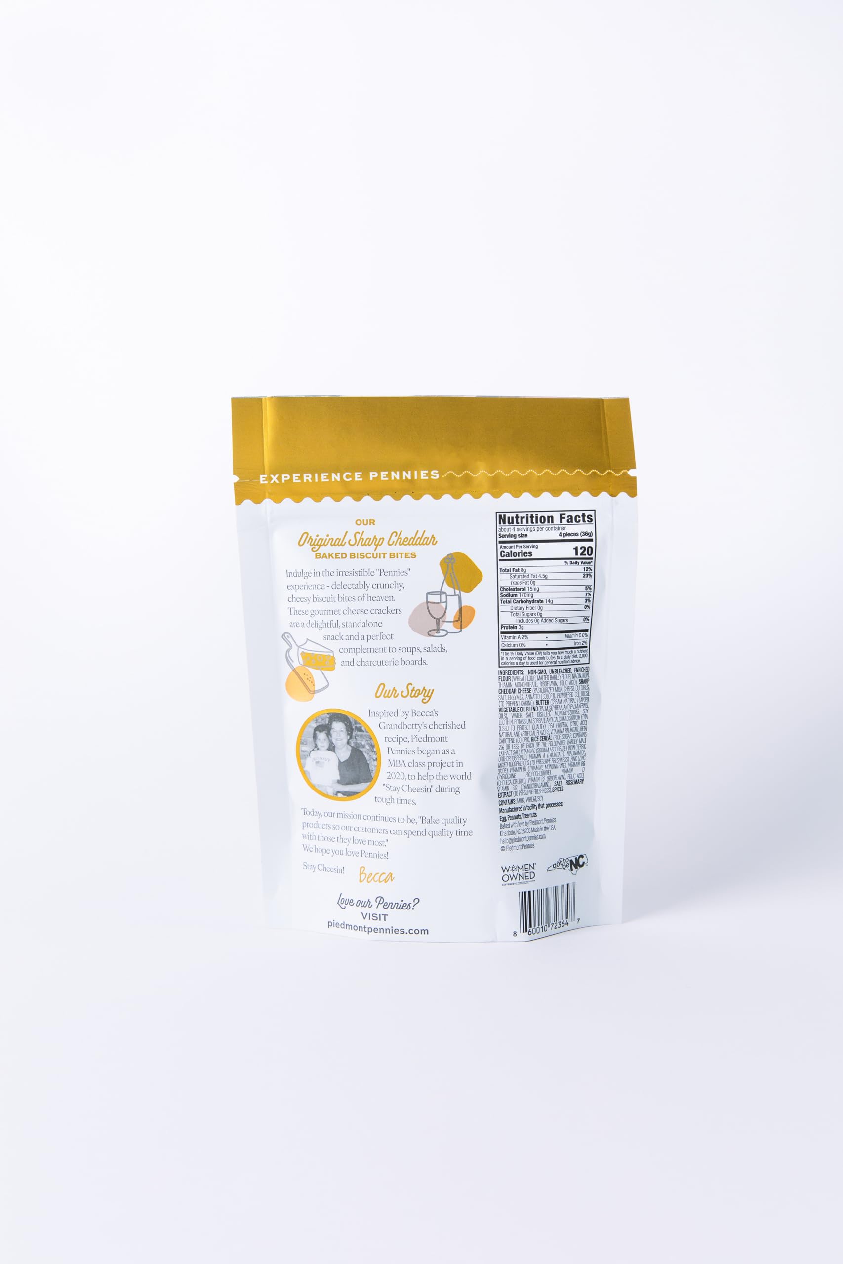 Piedmont Pennies Cheese Crackers| Sharp Cheddar & Spicy Chipotle | No Sugar added | Handmade in NC | Small-Batch Gourmet Snacks