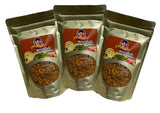 MADE IN THAILAND - THAI FOOD RECOMMEND - 3 PACK OF STIR FRIED MINCED Catfish WITH HOT YELLOW CURRY WITH VERY CRISPY TEXTURE - Pla Dook Fu Kua Kling