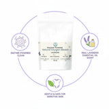 GLAT Group Enzyme-Powered Natural Oxygen Bleach (Powder) - Lavender | Chlorine-Free Stain Remover & Laundry Whitener | Safe for Colors, Septic, Baby