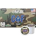 Black Rifle Coffee Company CAF, 50 Count, Medium Roast K Cups - Single Serve K Cups Coffee Pods - Kcup Pods Compatible with Keurig 1.0 & 2.0 - Made