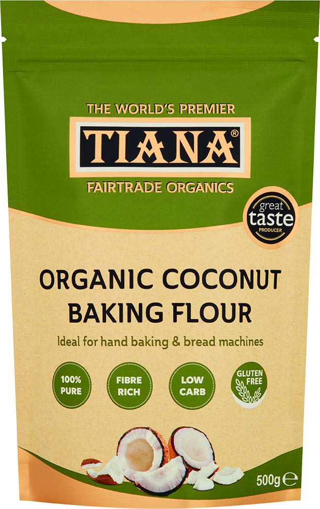 TIANA Fair Trade Organic Coconut Baking Flour 500g