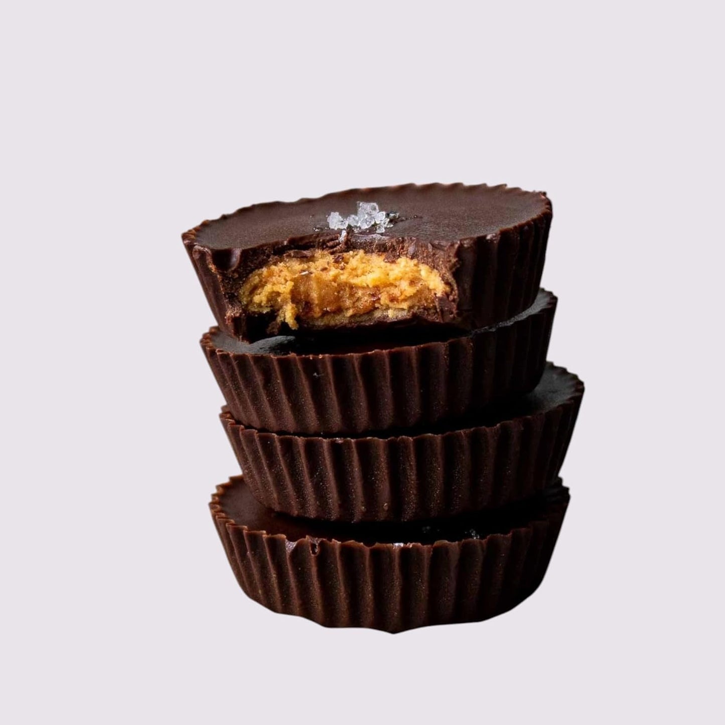 Sugar Free Dark Chocolate Peanut Butter Cup Delight-2 lb Deliciously Crafted for a Guilt-Free Indulgence Made with Stevia Extract-Perfect