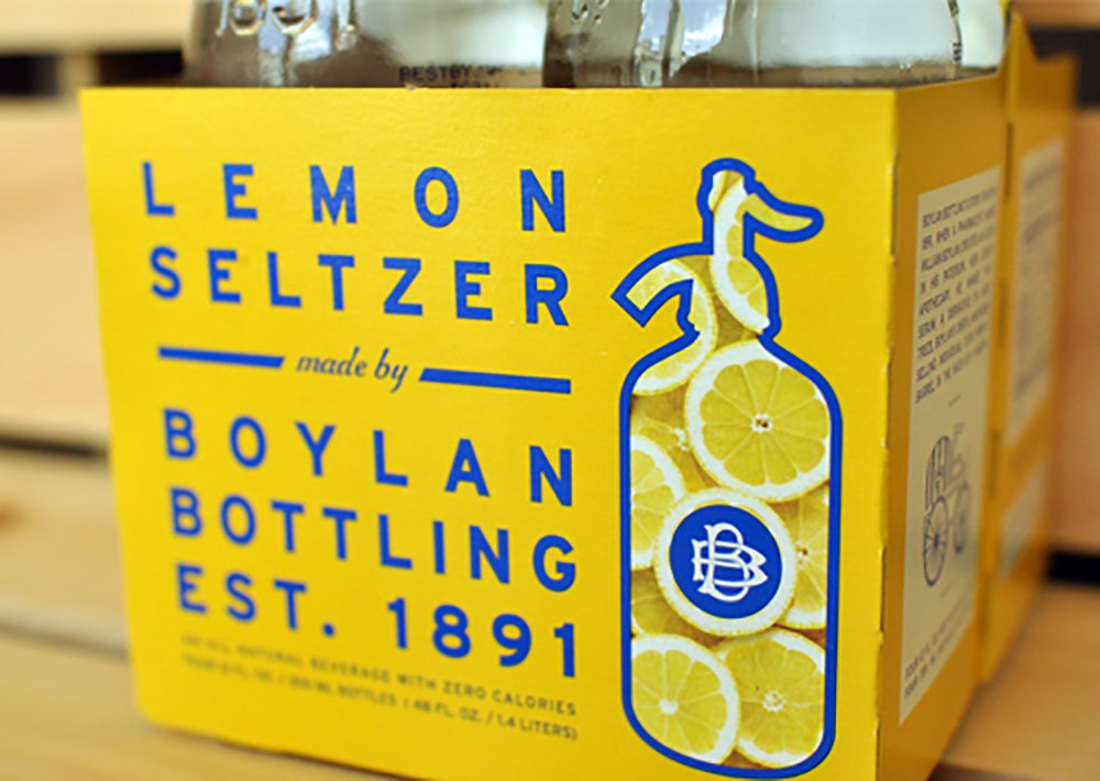 Boylan Lemon Seltzer, 12 fl oz (12 Glass Bottles)